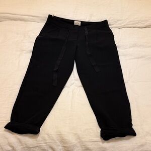 Wilfred Black Silk Pants